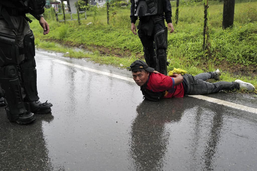 Panama Protest Arrest