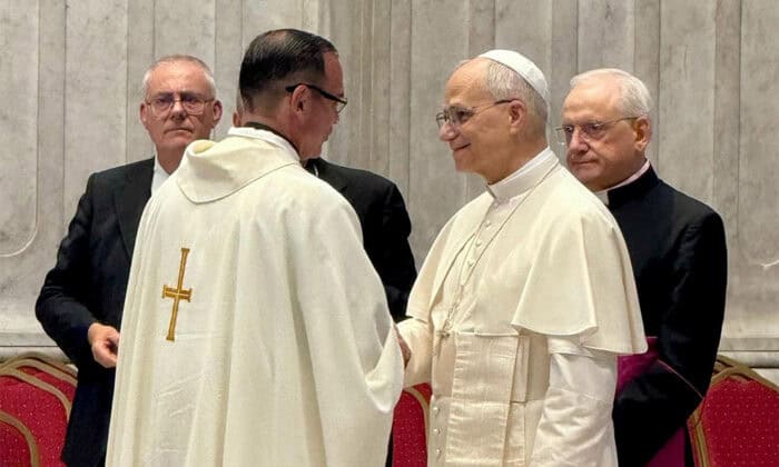 Costa Rica Bishop Meets Pope Leo