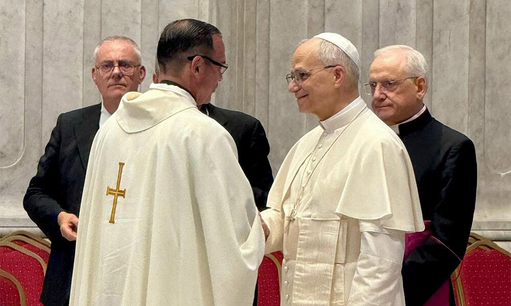 Costa Rica Bishop Meets Pope Leo