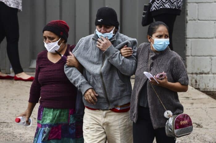 Hondurans Wearing Masks