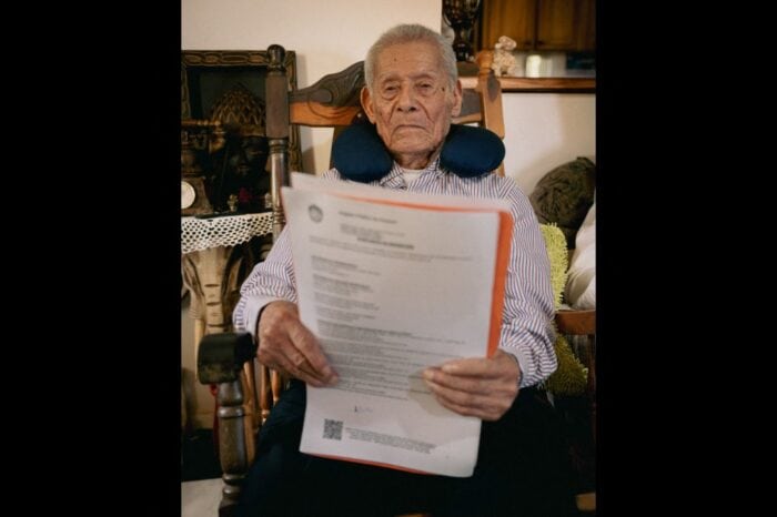 Panama Farmer Juan Bautista Quiroz, 109 years old,