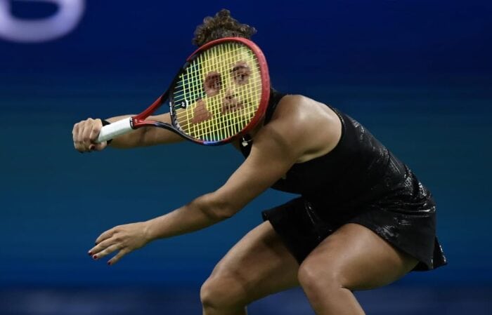 Ray Giubilo took the image of Jasmine Paolini at US Open 2025