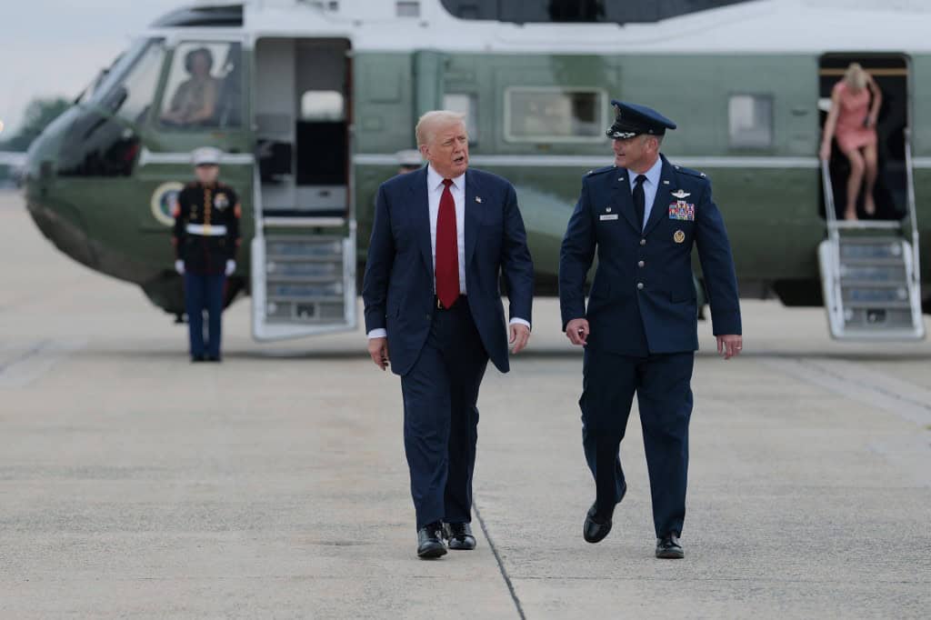 President Trump Travels To Bedminster