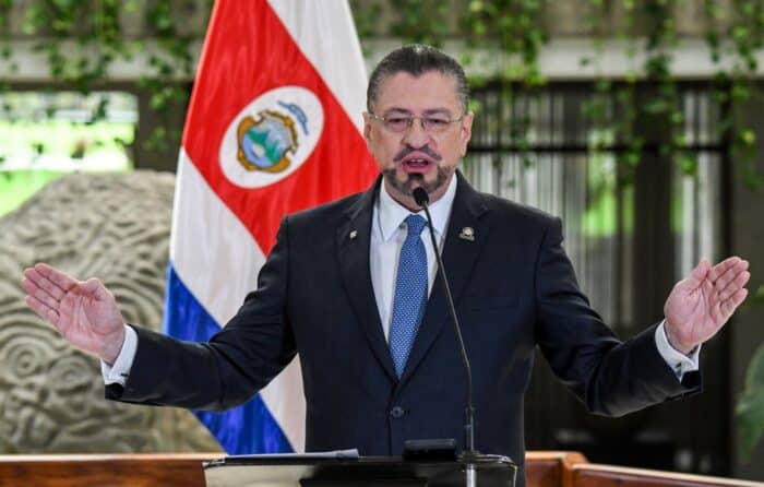 Costa Rica's President Rodrigo