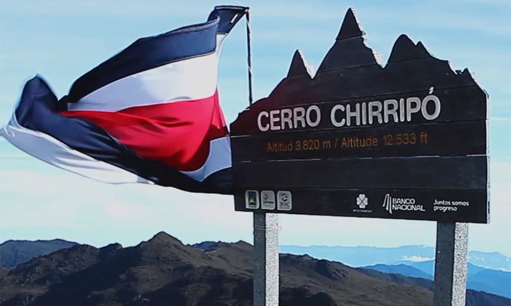 Chirripo Costa Rica Flag