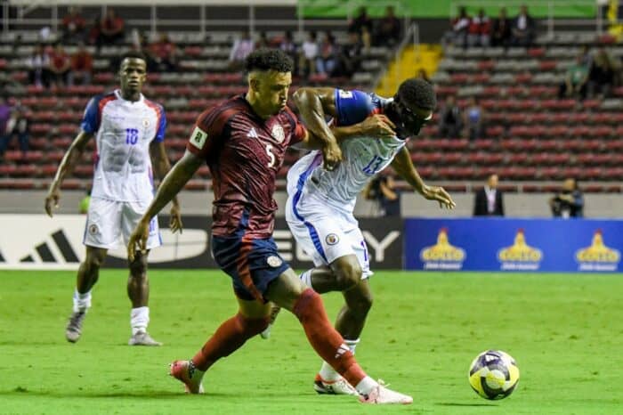 Costa Rica Vs Haiti Soccer Match