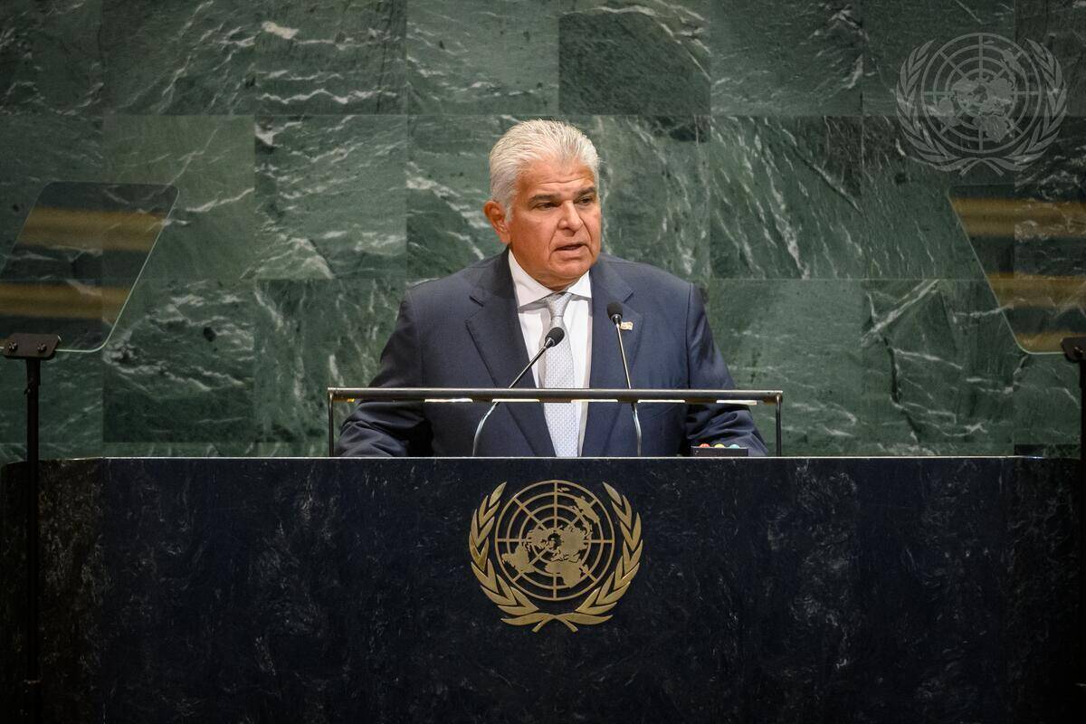 Panama President Mulino at UN