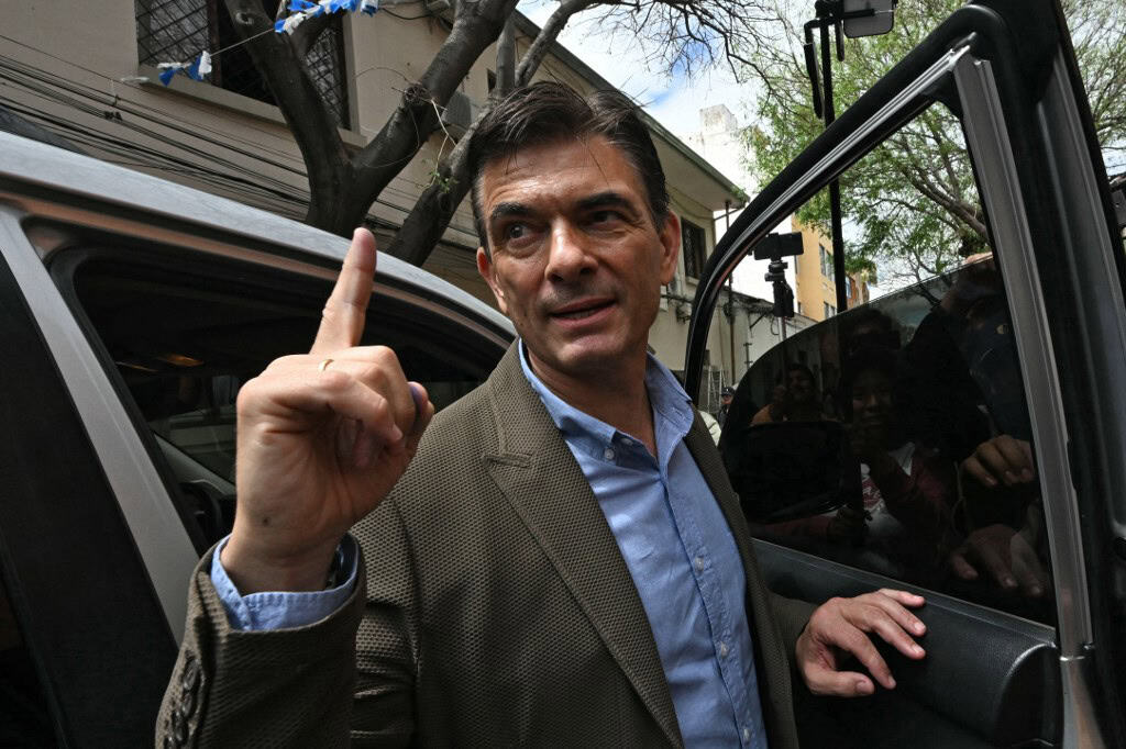 Bolivia's newly elected president of the Christian Democratic Part