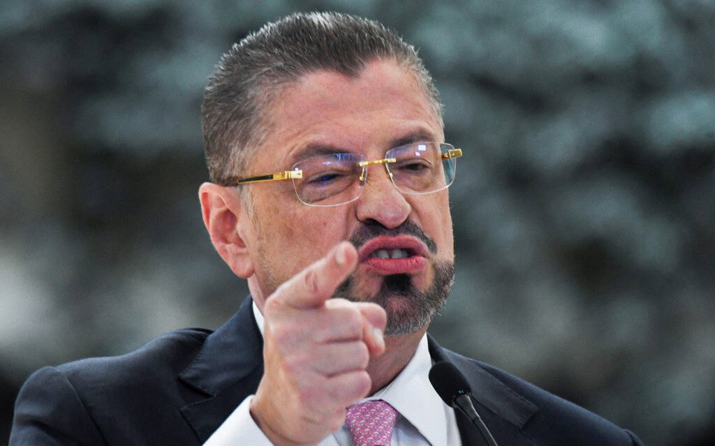 Costa Rica's President Rodrigo Chaves