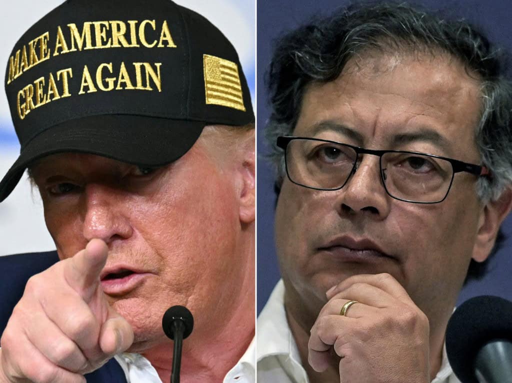 US President Trump and Colombia President Petro