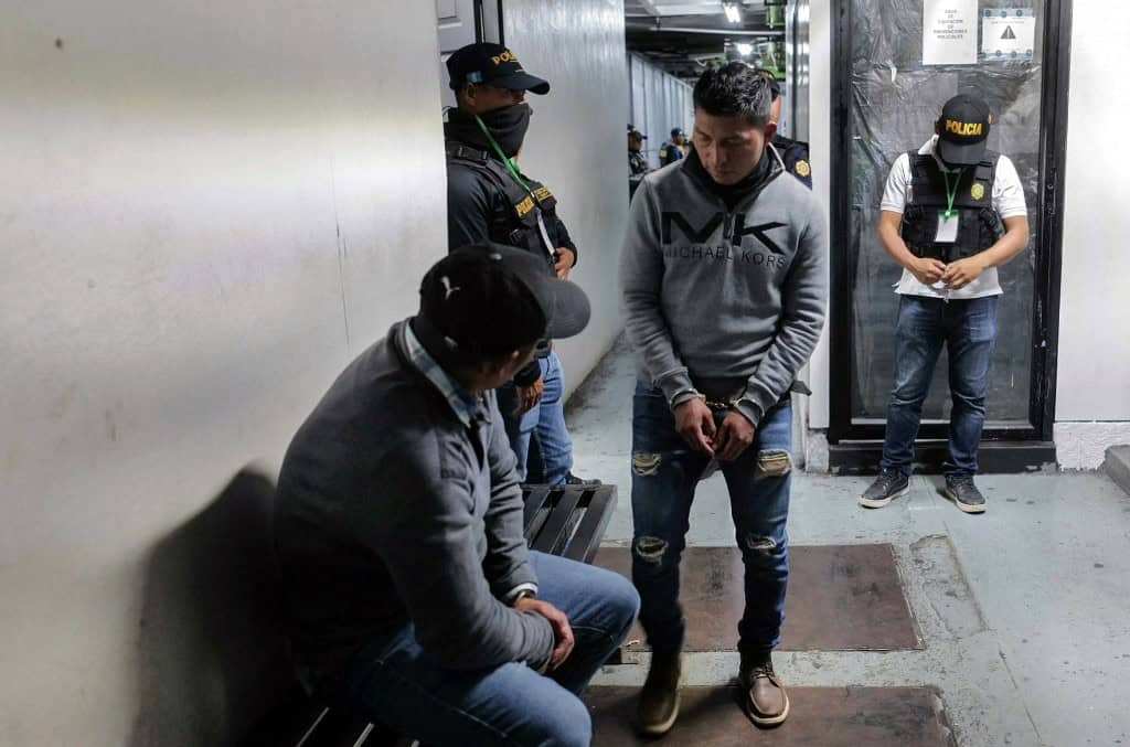 Guatemala Prison guards Guatemala Prison guards are held at Torre de Tribunales prison