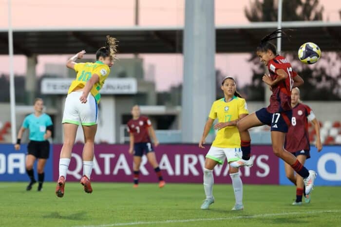 Costa Rica Women's Soccer vs Brazil