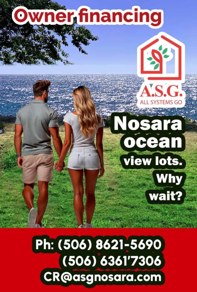 Costa Rica Ocean View Property- San Juan Nosara, Guanacaste