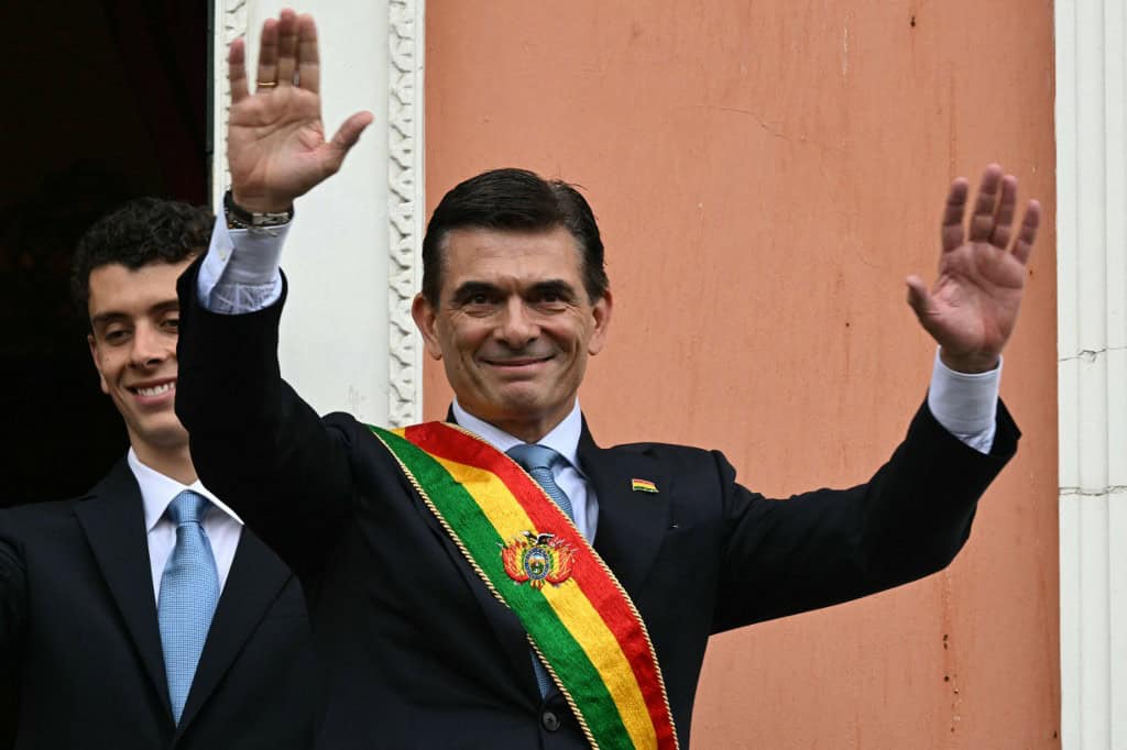 Bolivia's new president Rodrigo Paz