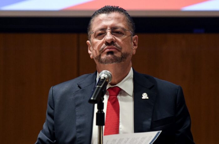 Costa Rica's President Rodrigo Chaves