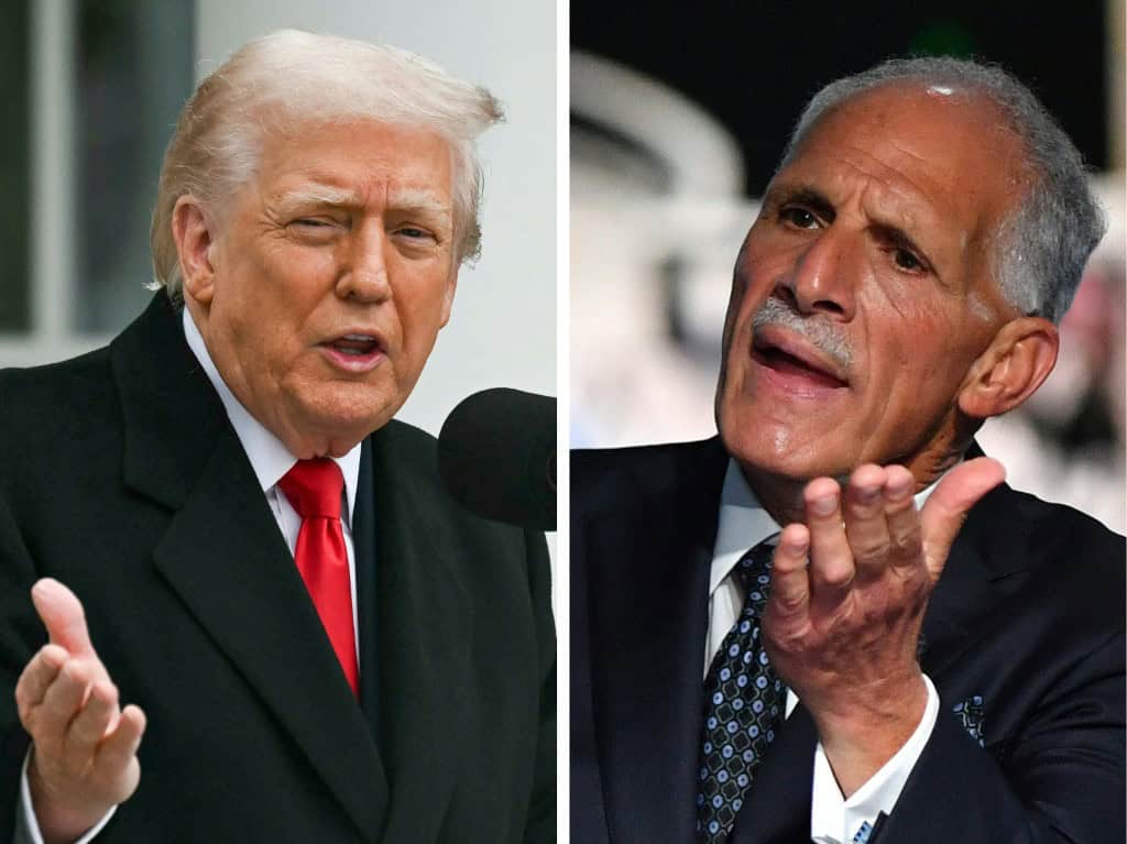 Donald Trump and Nasry Asfura,