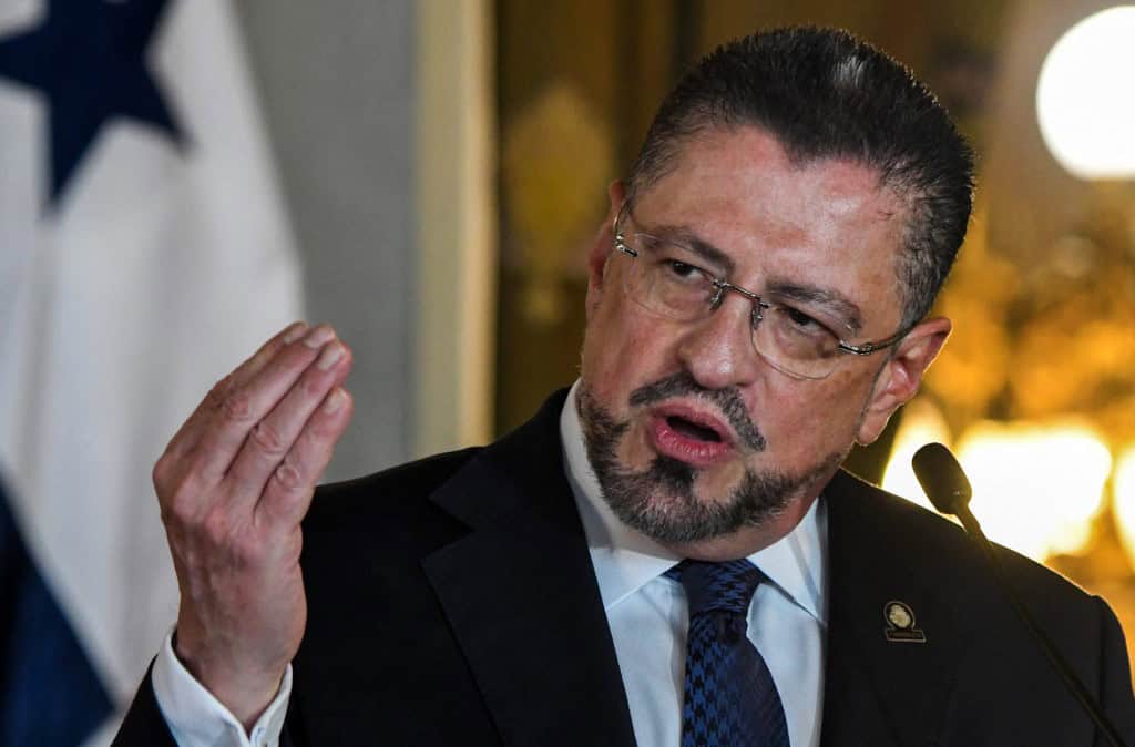 Costa Rica's President Rodrigo Chaves