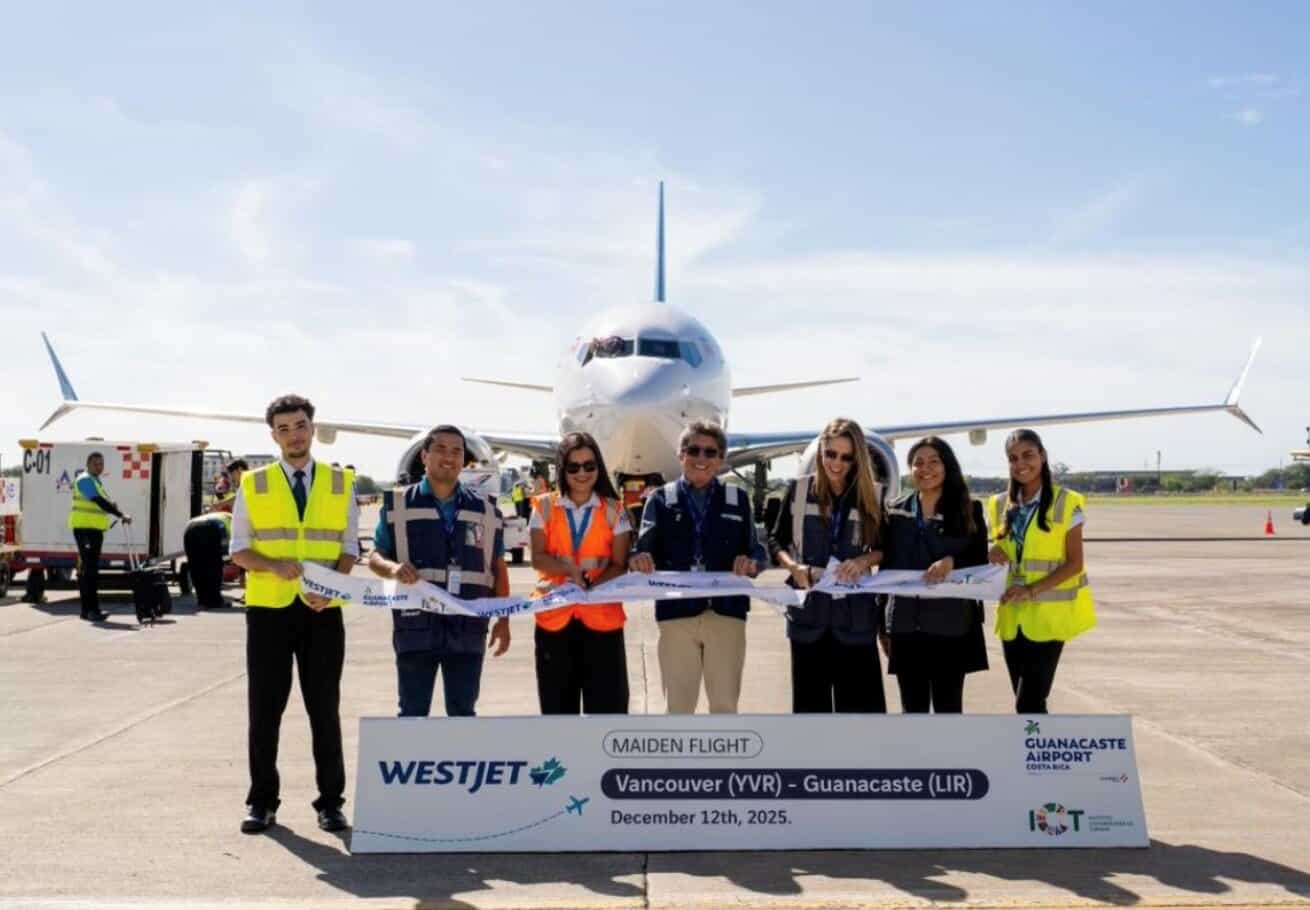 WestJet Expands Canadian Access to Costa Rica with Vancouver-Guanacaste Service