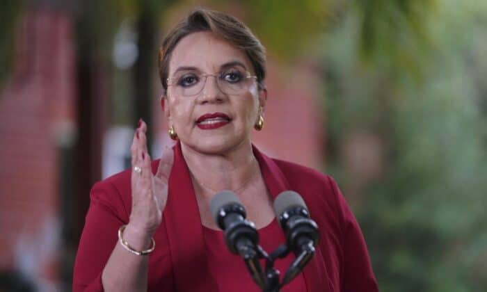 Honduras' President Xiomara Castro