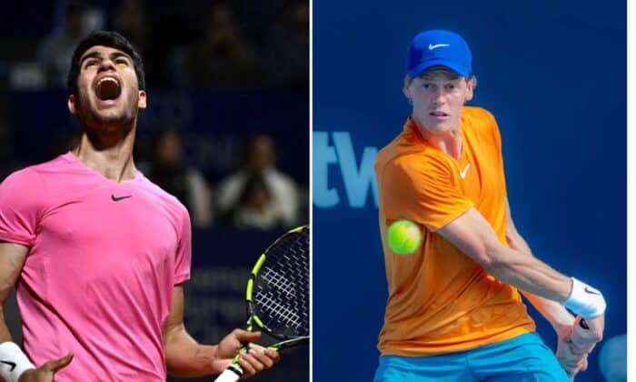 Alcaraz and Sinner Tennis Stars