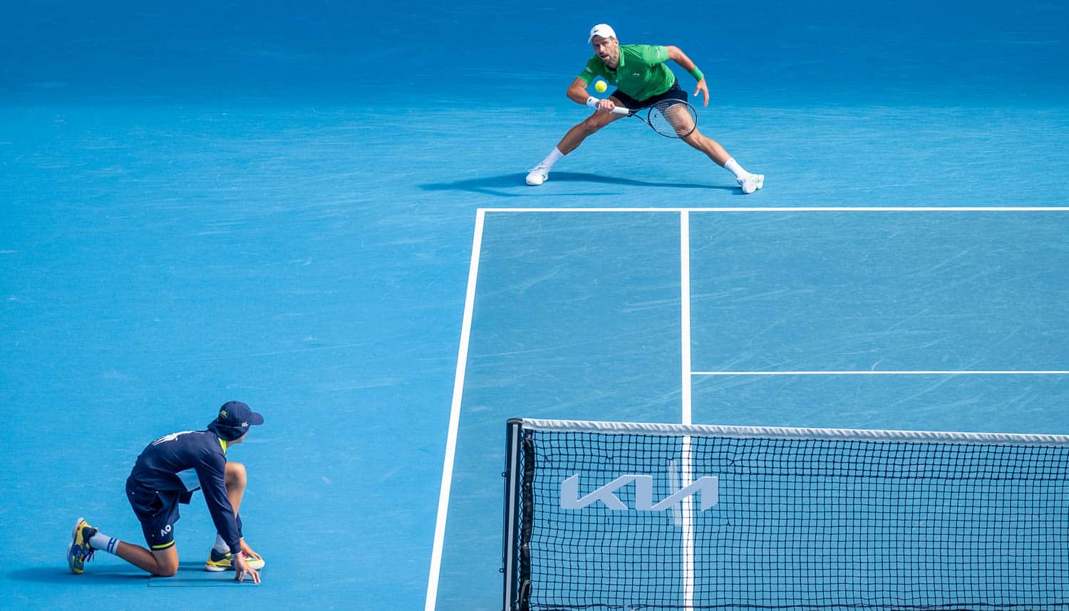 Novak Djokovic Australian Open Return