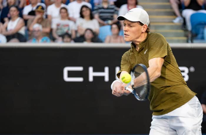 Jannik Sinner at the Australian Open 2026