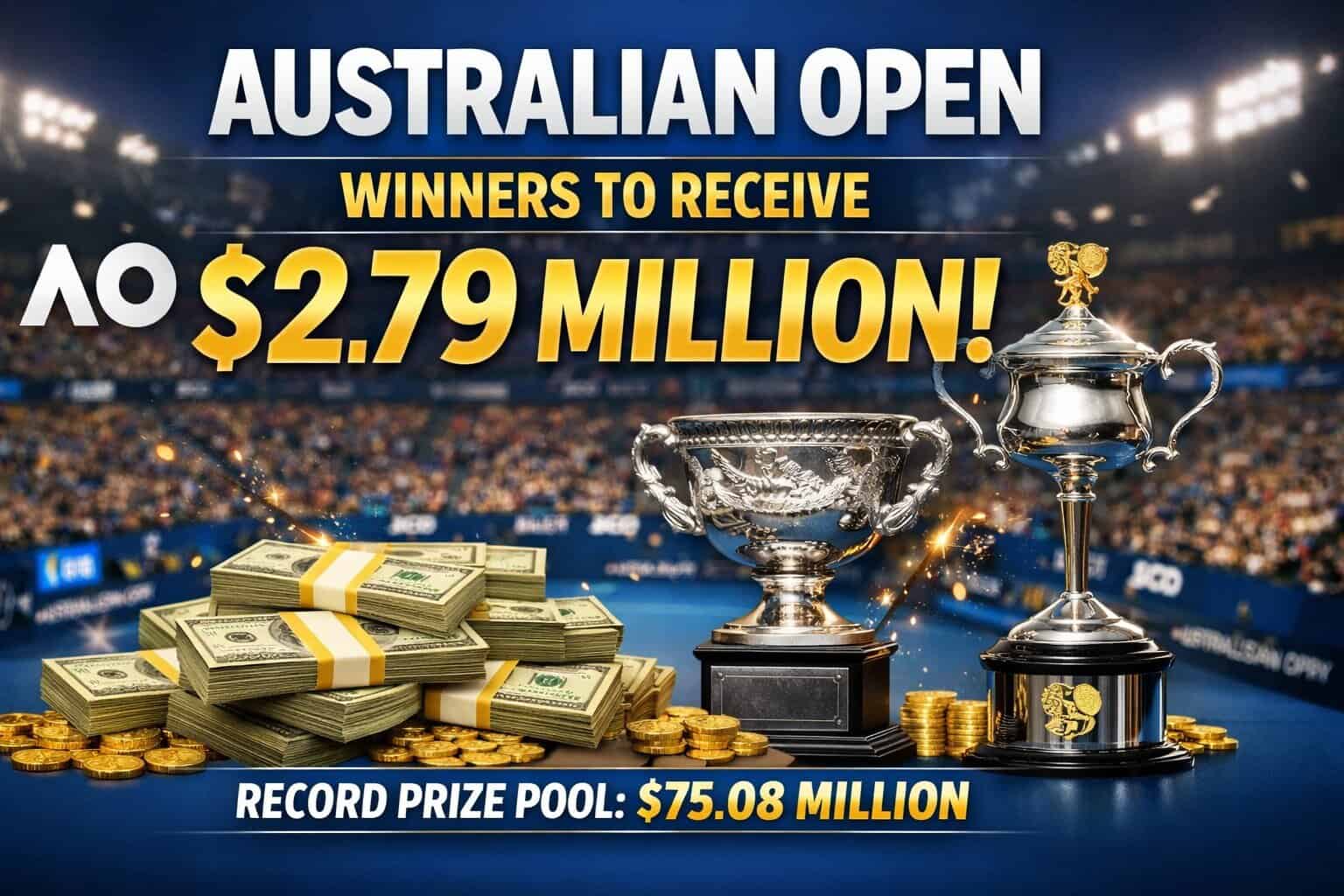 Australian Open 2026 Prize Money Hits Record High