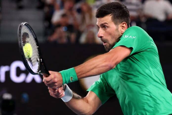 Serbia's Novak Djokovic