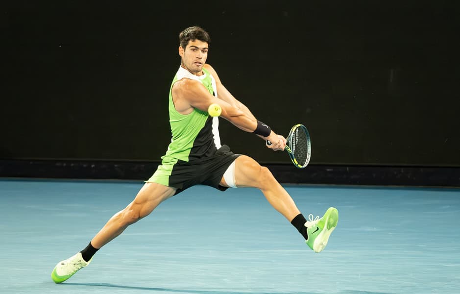Carlos Alcaraz at the Australian Open 2026
