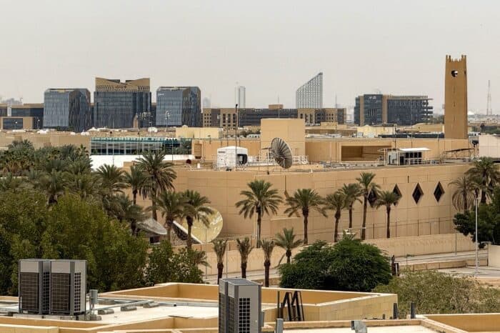 The US embassy headquarters in Riyadh