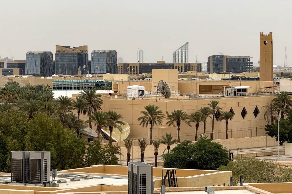 The US embassy headquarters in Riyadh