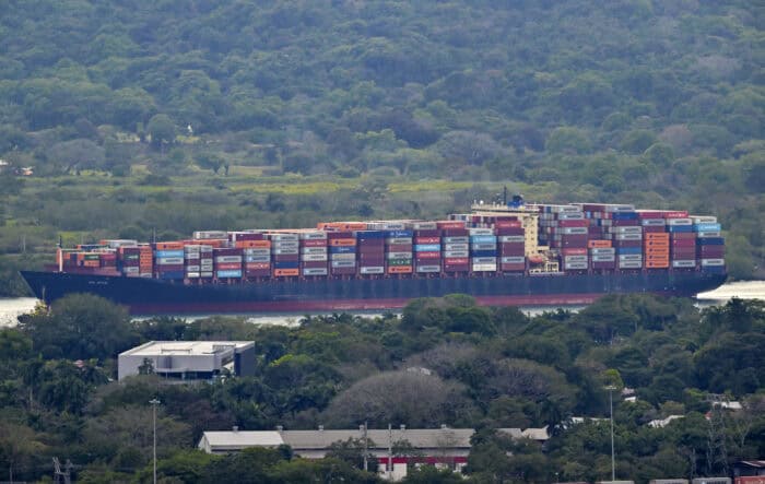Panama Canal Container Ship
