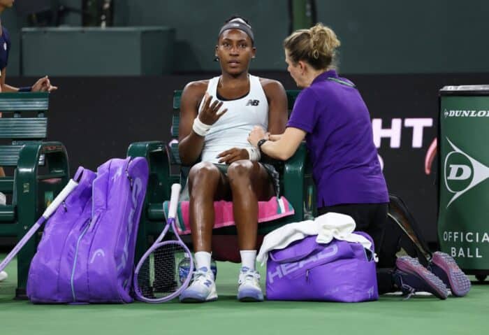 Coco Gauff Retires at Indian Wells