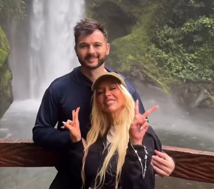 Christine Aguilera at La Paz Waterfall Gardens Costa Rica