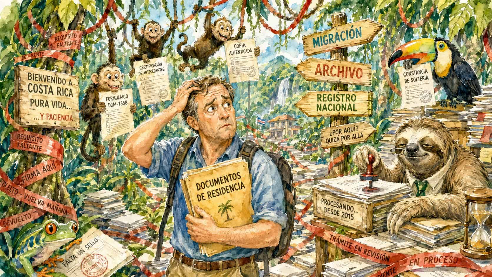 Costa Rica Bureaucracy as expat