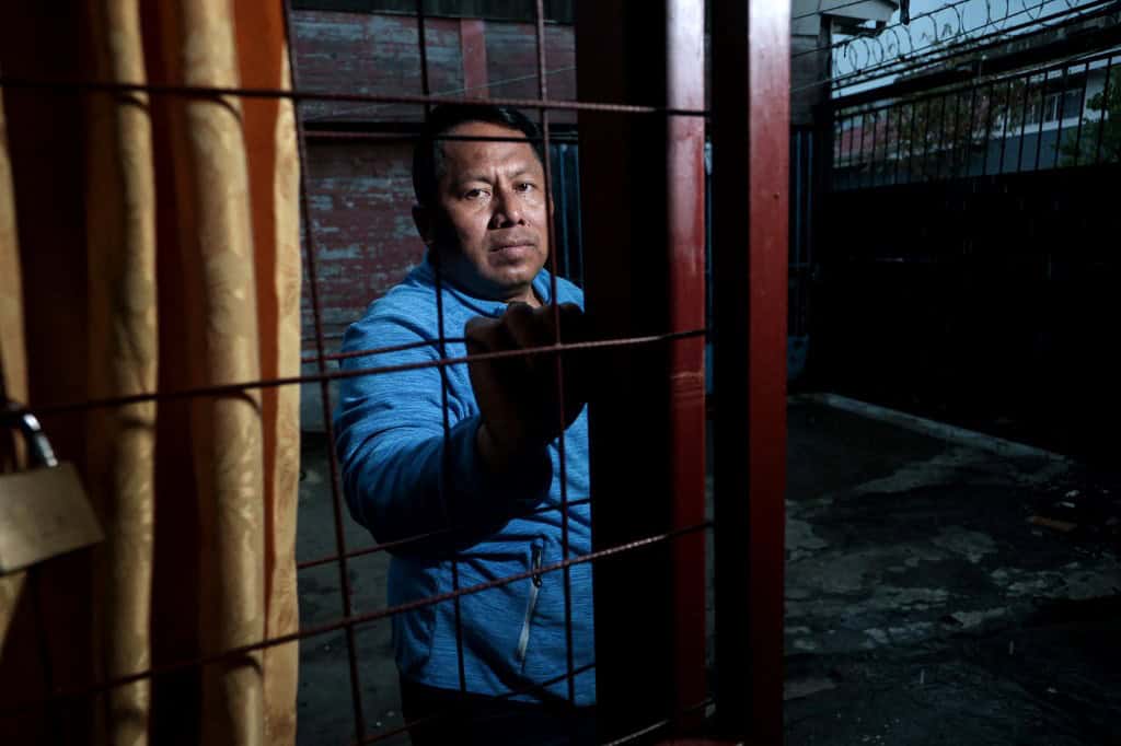 Exiled Nicaraguan teacher Gabriel Putoy