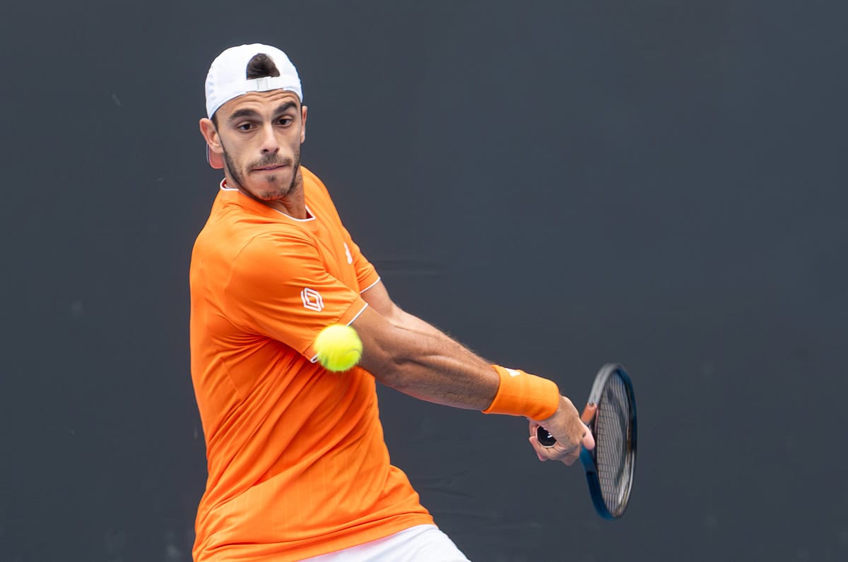 Argentine Tennis Player Francisco Cerundolo at the Australian Open