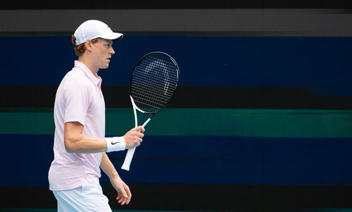 Jannik Sinner of Italy at the 2026 Miami Open