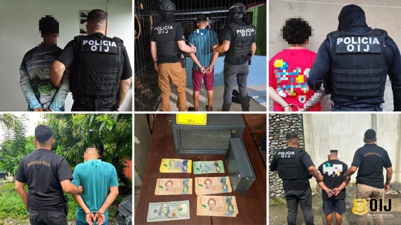 Cosa Rica Drug Raid in Cahuita