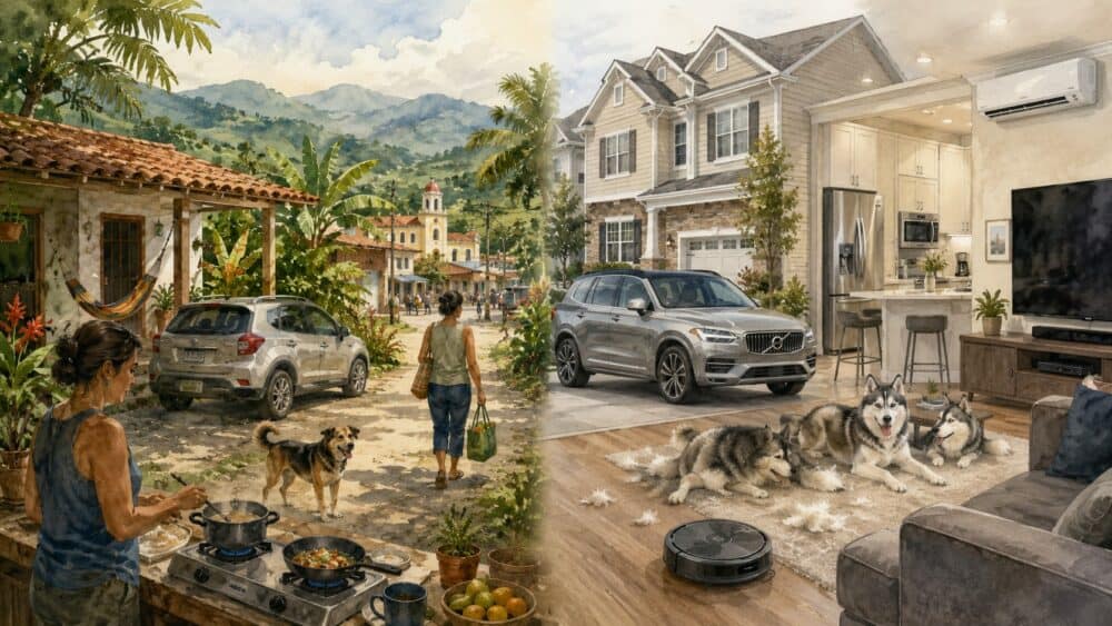 Middle Class Life in Costa Rica vs the United States