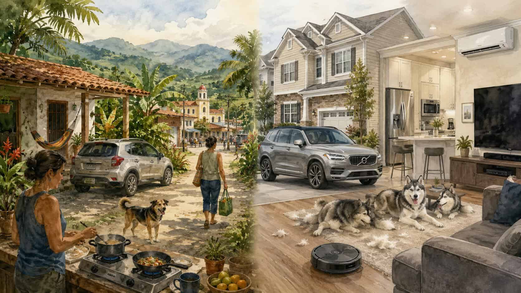 Comparing Middle Class life in Costa Rica vs the USA