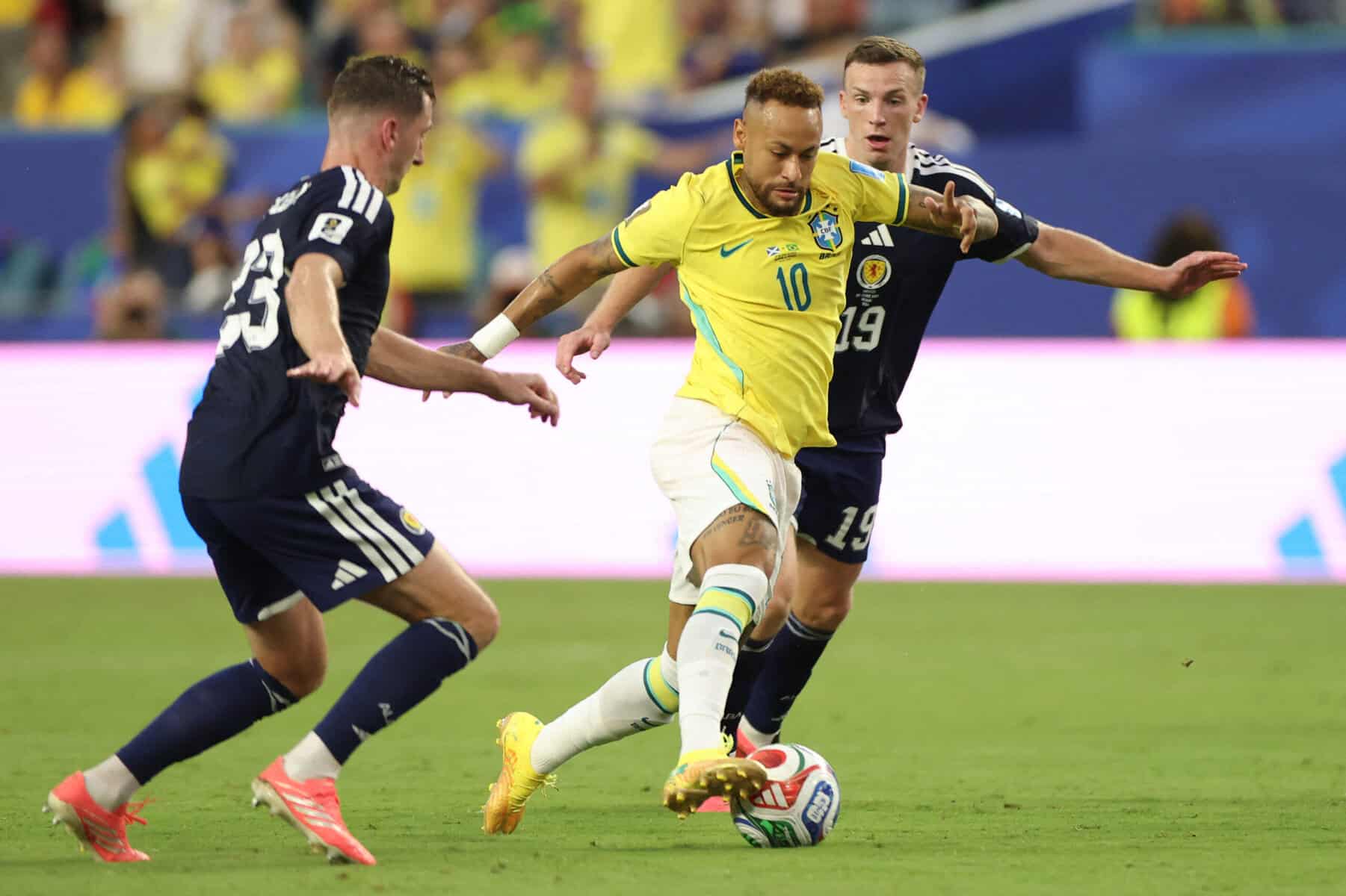 Neymar at 2026 World Cup vs Scotland
