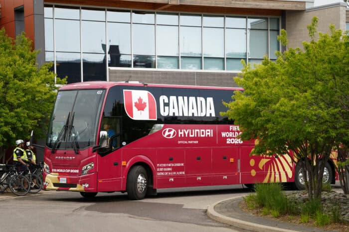 Canada World Cup 2026 bus