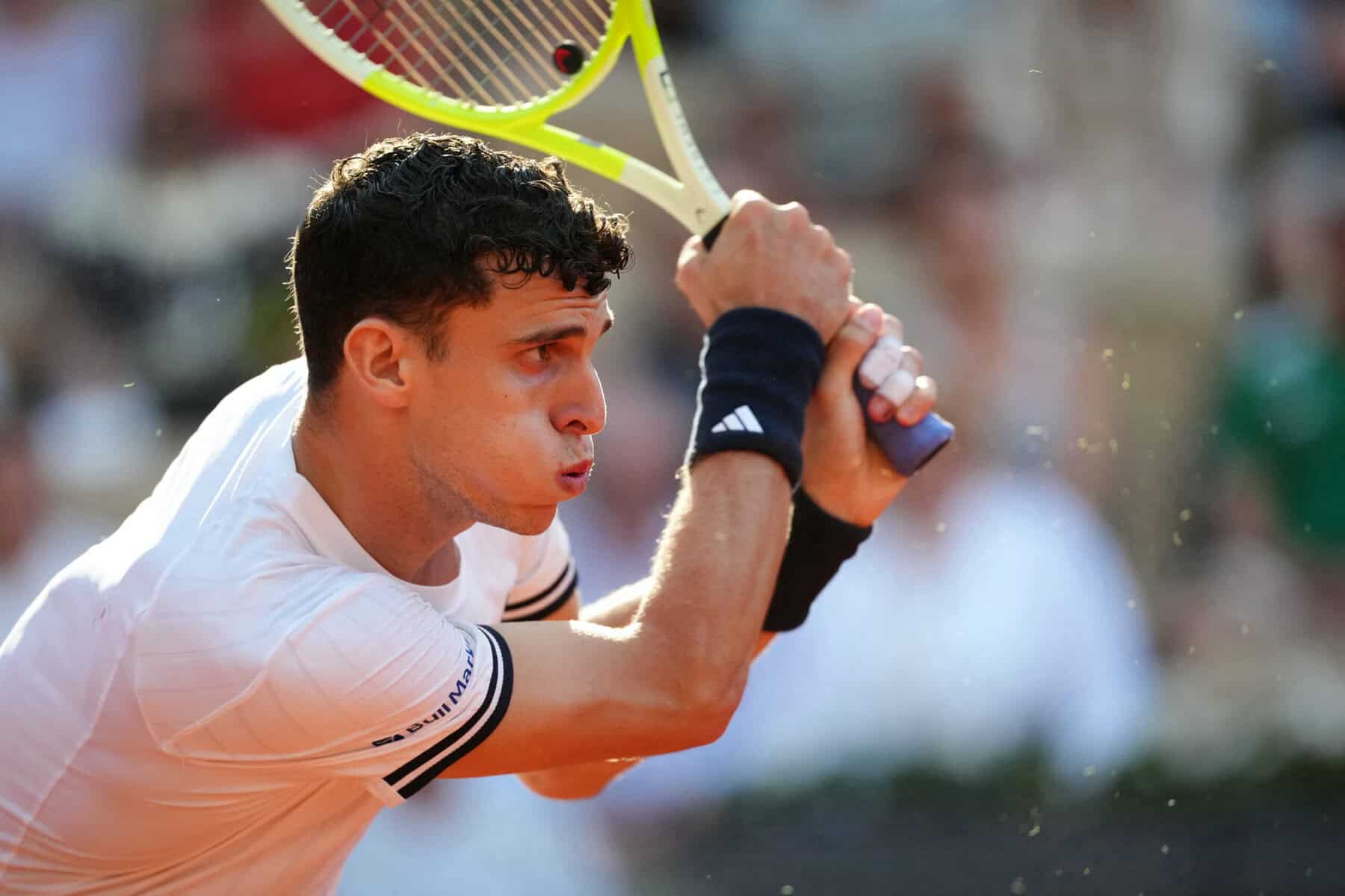 Argentina's Juan Manuel Cerundolo loses at the French Open