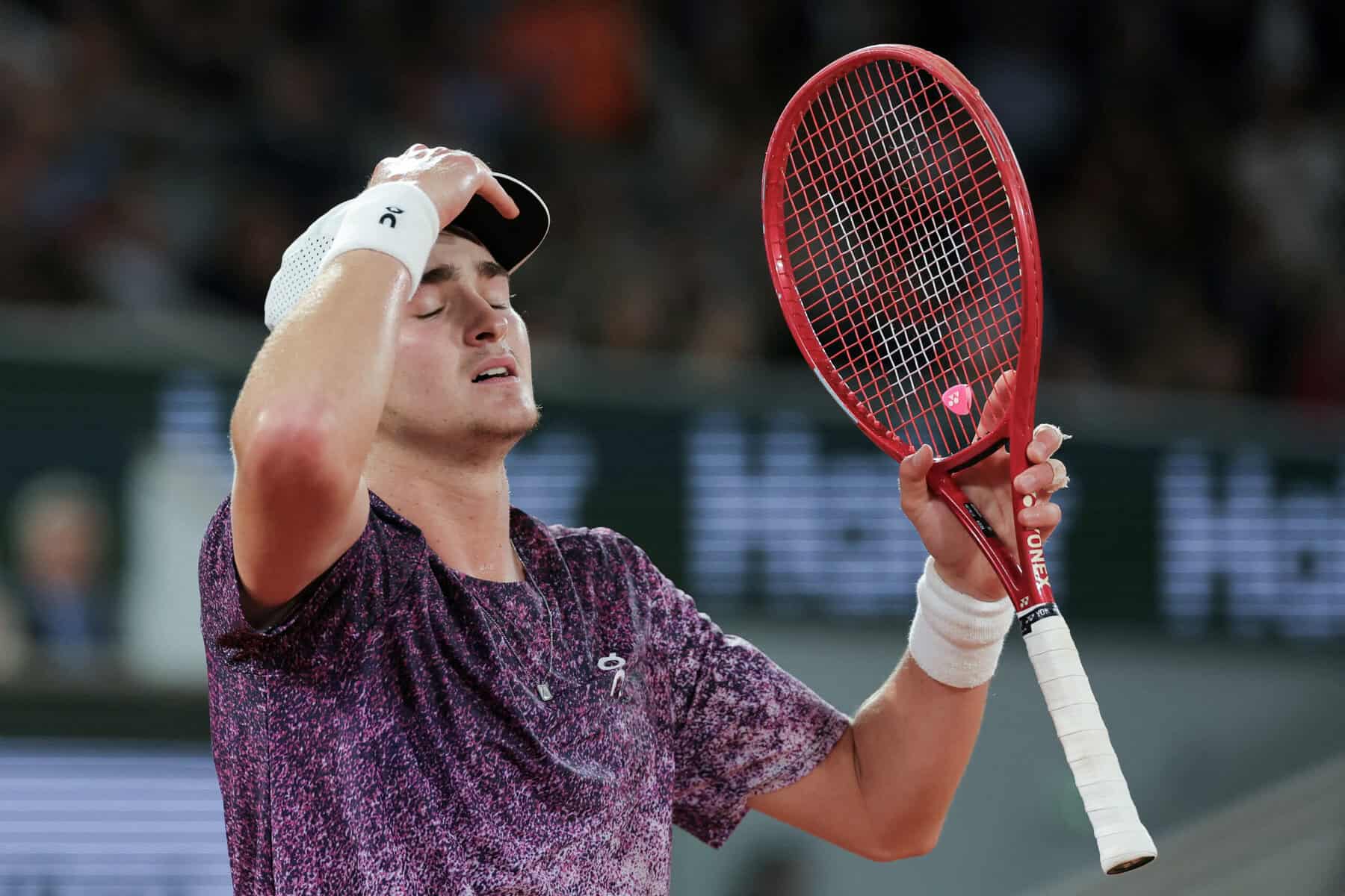 Brazil's Fonseca Upset at losing to Mensik at the French Open