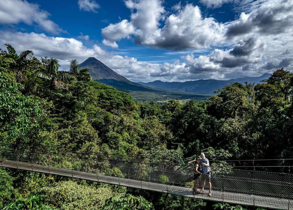 Costa Rica Tourism at Arenal Volcano