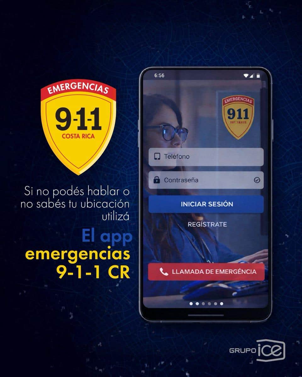 Costa Rica 911 Emergency App