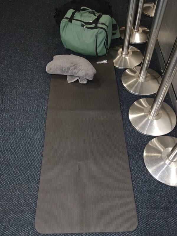 Matts Bed at Panama's Tocumen Airport