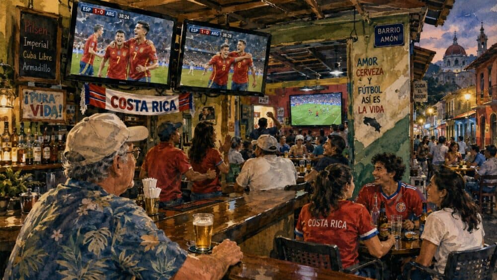 Watching the 2026 World Cup Final in a Costa Rica Dive Bar