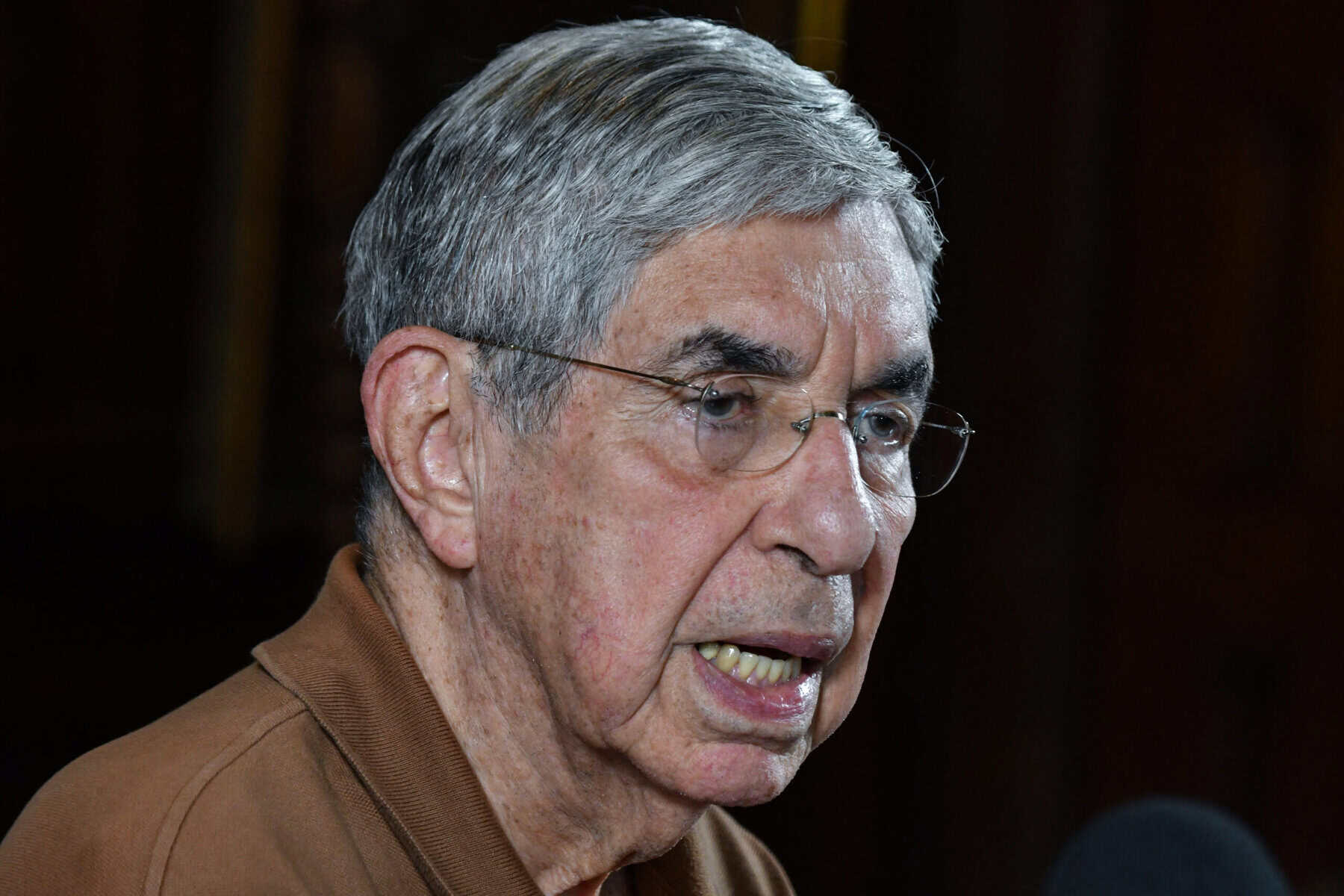 Former Costa Rica's President and 1987 Nobel Peace Prize winner Oscar Arias